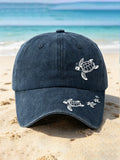 Unisex Art Turtle Print Hat