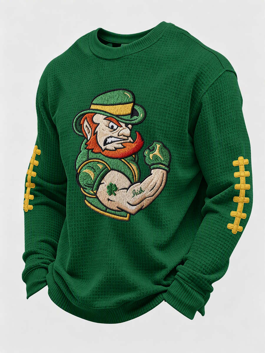 Men'S Rugby Printed Waffle T-Shirt
