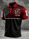Men'S Sports Football Polo Shirt