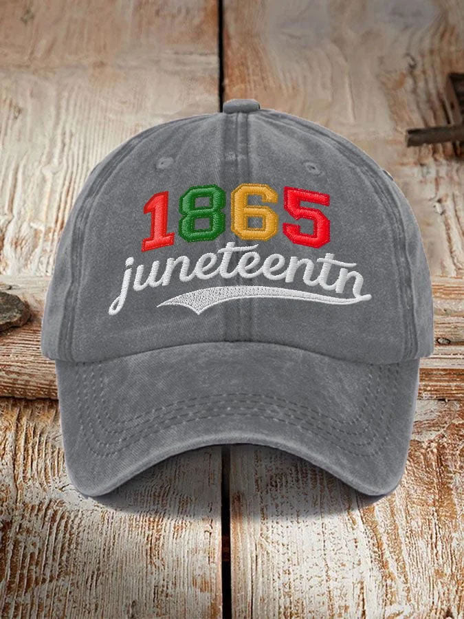 Unisex  Juneteenth 1865 Printed Hat