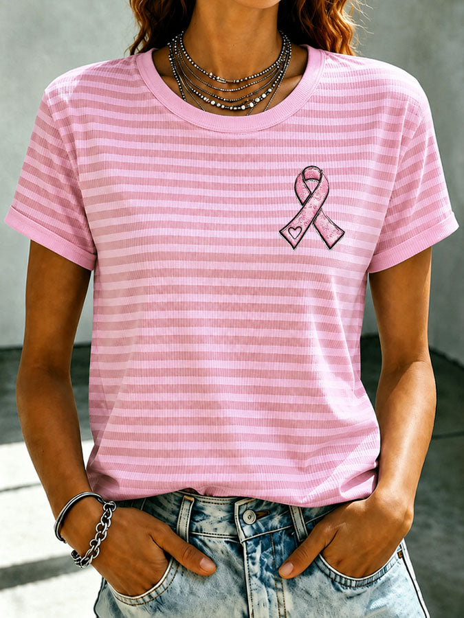 Women'S Breast Cancer Awareness T-Shirt