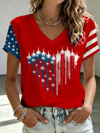 Women'S 250Th Anniversary Independence Day Printed T-Shirt