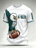 Men's Football Printed Short-Sleeve T-Shirt