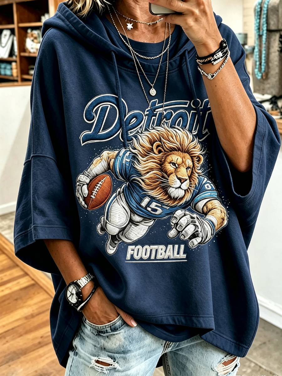 Women'S Fan Printed Round Neck T-Shirt