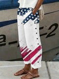 Women'S Flag Printed Casual Pants