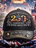 Independence Day 250 Years Of Freedom We The People Printed Adjustable Baseball Cap