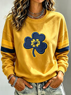 Women's University Rugby Round Neck Sports Shirt