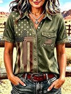 Ladies' 250Th Anniversary Western Faith Shirt