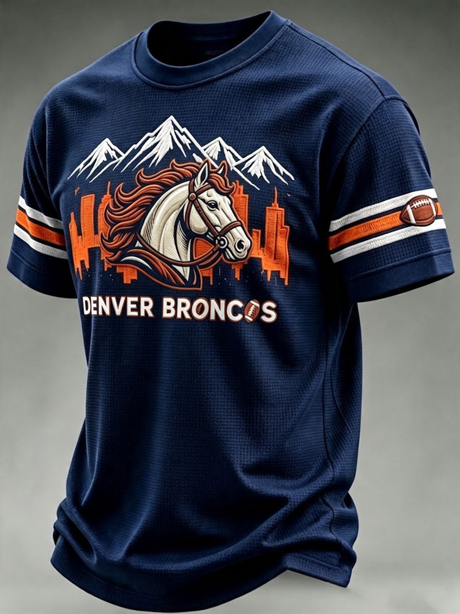 Men'S Football Fan Waffle T-Shirt