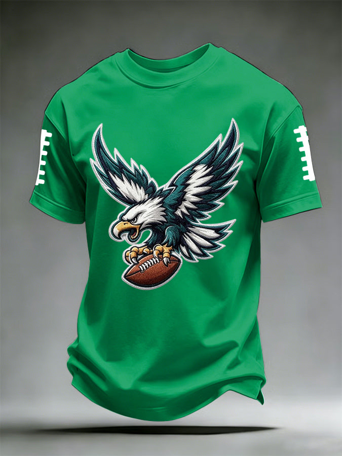 Men's Football Printed Short-Sleeve T-Shirt