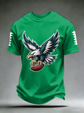 Men's Football Printed Short-Sleeve T-Shirt