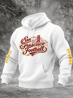 Men'S Football Printed Casual Hoodie