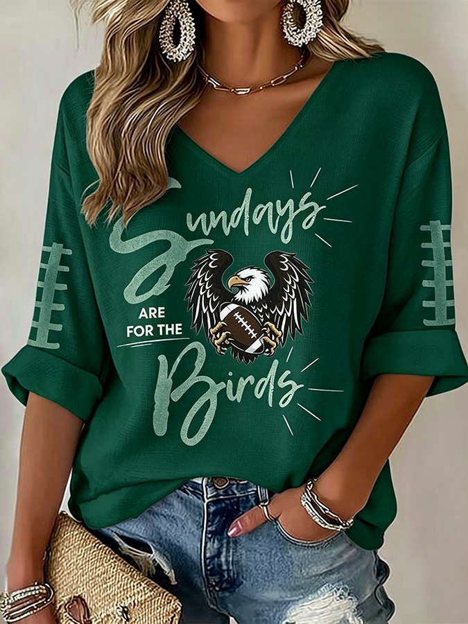 Women'S Retro Rugby Waffle T-Shirt