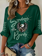 Women'S Retro Rugby Waffle T-Shirt