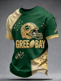 Men'S Football Fan Printed T-Shirt