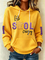 Women's Football Print Sweatshirt