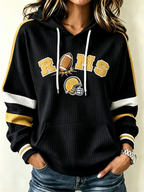 Women's Football Print Sweatshirt