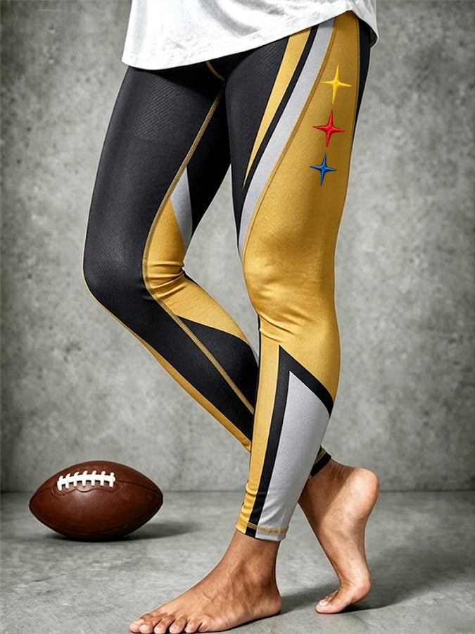 Women's Football Print Casual Leggings