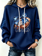Women'S Casual Rugby Hoodie