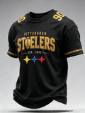 Men'S Football Fan Waffle T-Shirt