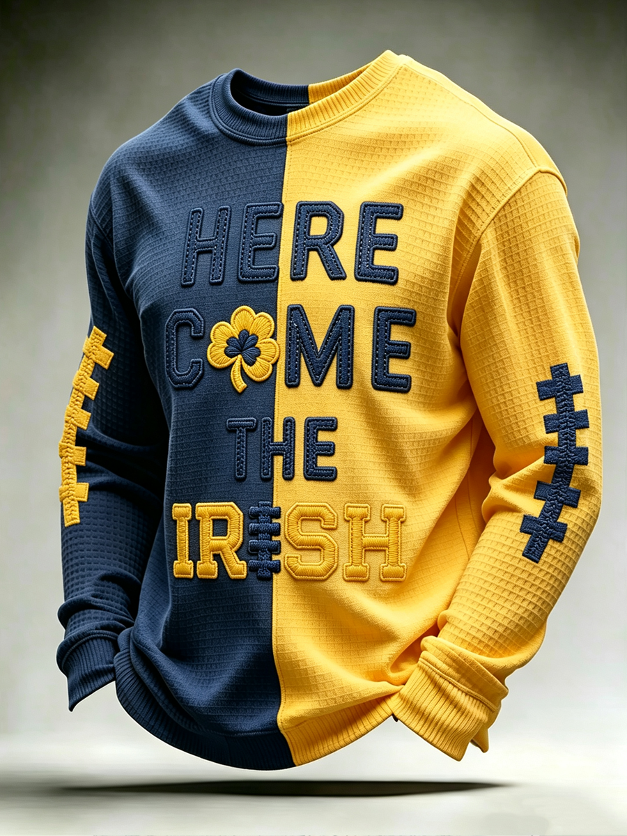 Men'S Rugby Printed Waffle T-Shirt