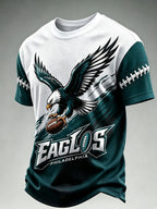 Men'S Football Fan Waffle T-Shirt