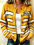 Women'S Football Knit Cardigan