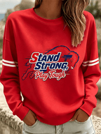 Women's Stand Strong Play Tough Football Top