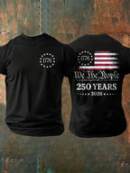 Men'S Round Neck Printed T-Shirt