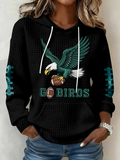 Women's Football Print Sweatshirt