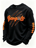 Men's Football  Printed Waffle T-Shirt