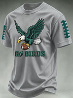 Men'S Football Print Waffle T-Shirt