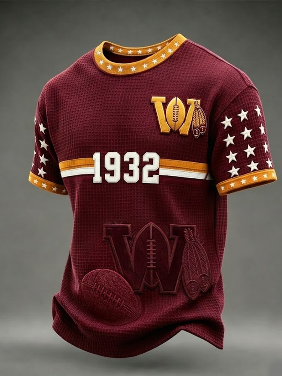Men'S Rugby Fan Printed Casual T-Shirt
