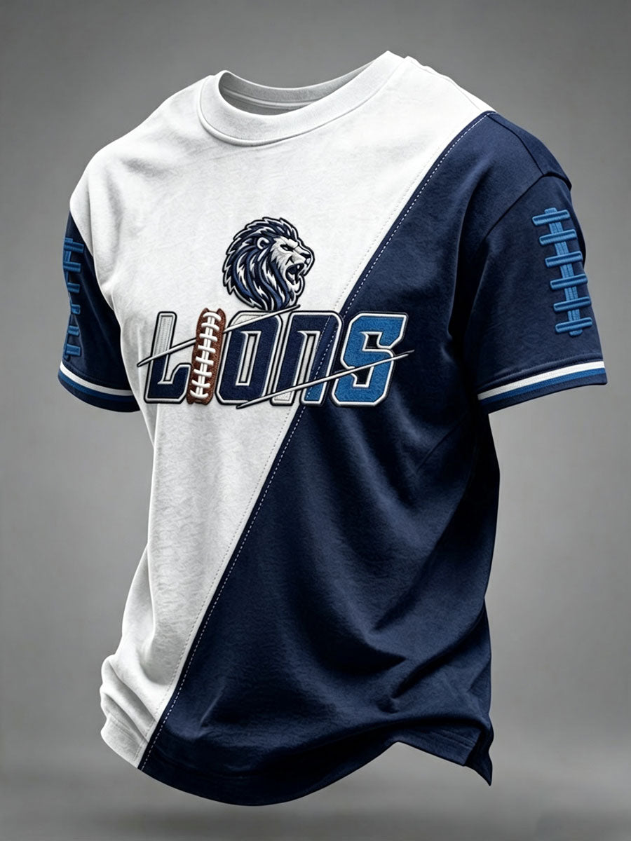 Men's Football Printed Short-Sleeve T-Shirt