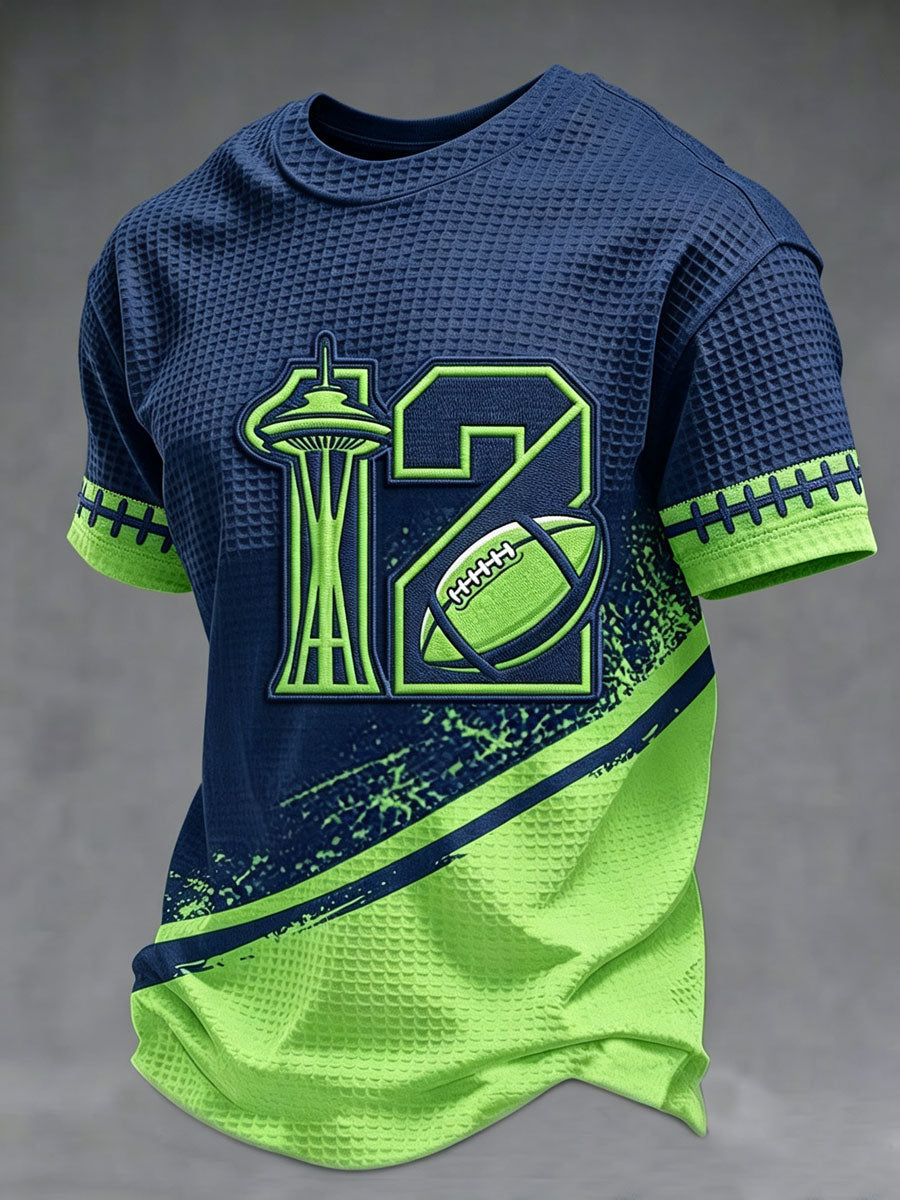 Men's American football Waffle T-Shirt