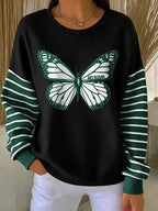 Women'S Football Print Casual Sweatshirt
