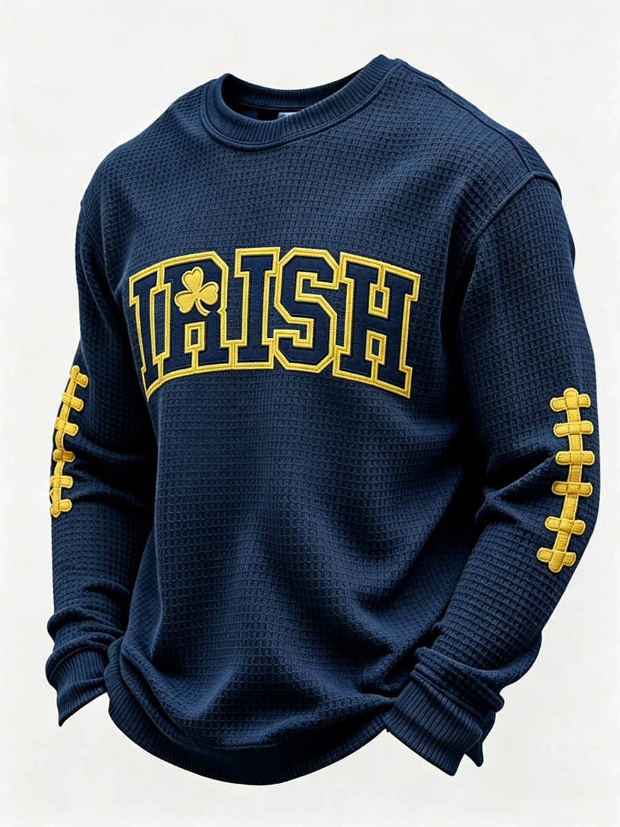Men's Rugby Printed Waffle T-Shirt