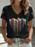 Women's Retro Horse Print T-shirt