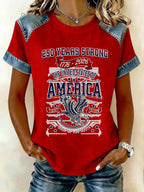 250Th Anniversary Cowboy Shoulder T-Shirt From The United States