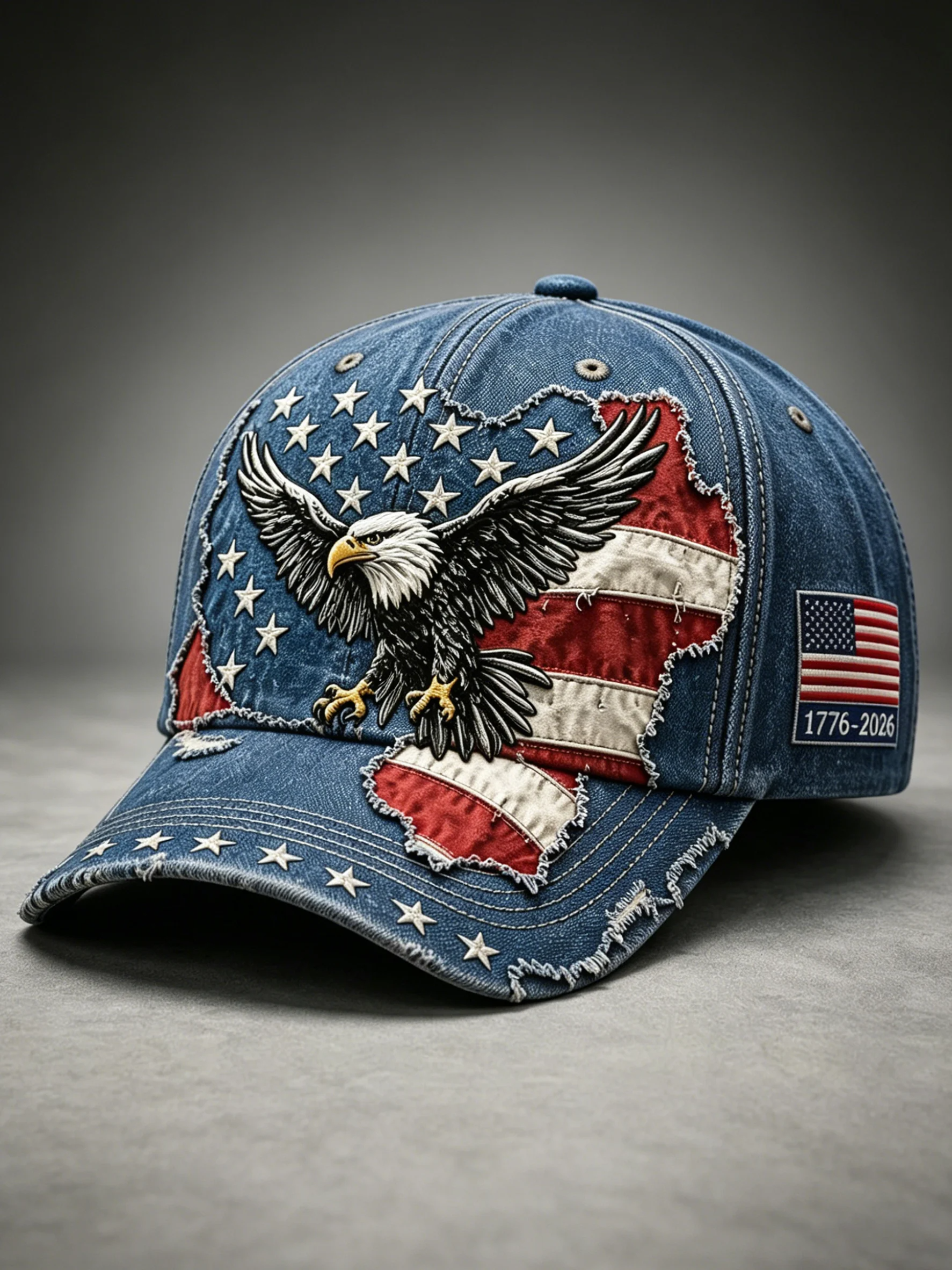 Unisex 250th Anniversary Eagle-Print Hat