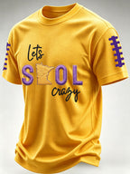 Men'S Football Print Waffle T-Shirt