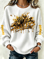 Women'S Football Printed Round Neck Sports Shirt