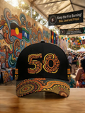Unisex Vintage AU Aboriginal Art NAIDOC Week Printed Washed Hat