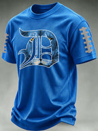Men'S Football Print Waffle T-Shirt