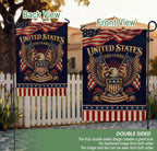 USA 250Th Anniversary 1776–2026 House Flag – Patriotic Eagle & Roses