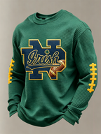 Men'S Rugby Printed Waffle T-Shirt
