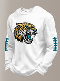 Men'S Football  Printed Waffle T-Shirt