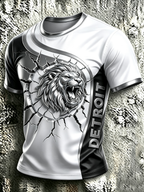 Men'S Rugby Fan Printed Casual T-Shirt