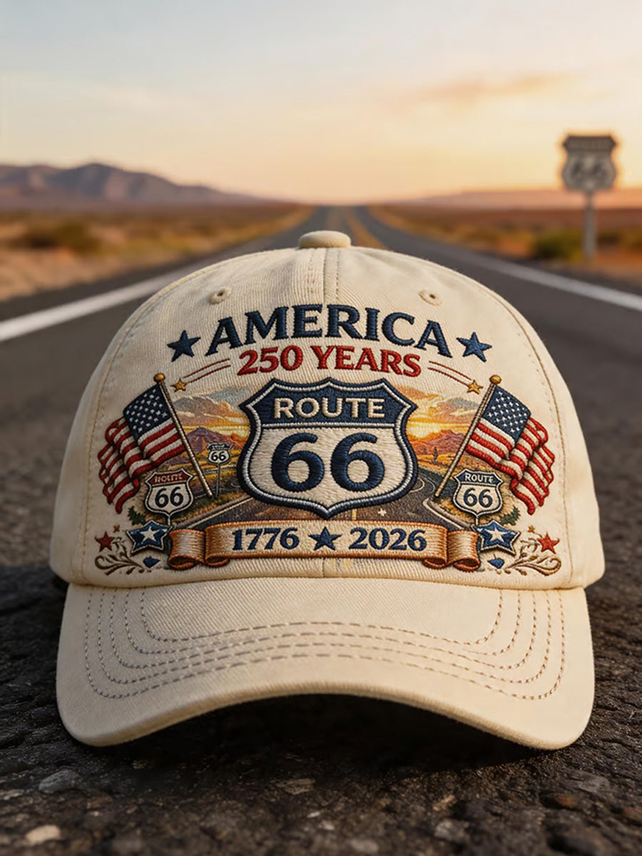 Unisex Route 66 Centennial Casual Hat