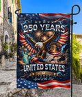 America 250Th Anniversary 1776–2026 House Flag – Bald Eagle & Statue